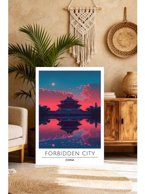 Mgi Design Özel Tasarım Vintage Seyahat Posteri Minimalist Kanvas Tablo Mutfak Dekoru