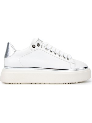 Tamer Tanca Kadın Suni Deri Beyaz/gümüş Sneakers & Spor Ayakkabı 1009 2734 Bn Ayk Y26 Beyaz/sılver
