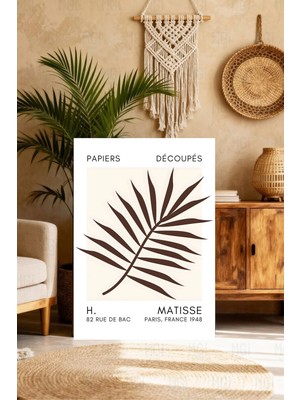 Mgi Design Özel Tasarım Henri Matisse Reprodüksiyonu Minimalist Kanvas Tablo Çalışma Odası Sanatı