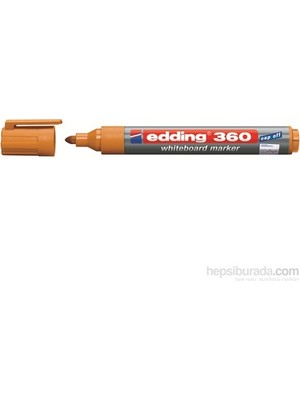 Edding Turuncu Beyaz Tahta Kalemi E-360 Cap Off 1 Adet 1.5-3mm Çizgi Kalınlığı