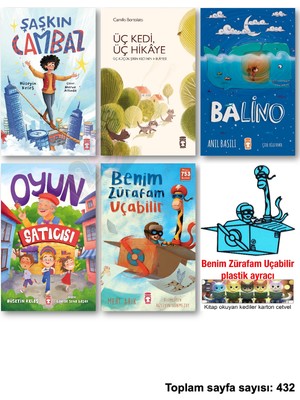 Timaş Çocuk Şaşkın Cambaz Üç Kedi Hikaye Balino Oyun Satıcısı Benim Zürafam Uçabilir