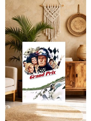 Mgi Design Galeri Kalitesinde Vintage Film Posteri Modern Tarzda Kanvas Tablo Ofis Duvar Tablosu