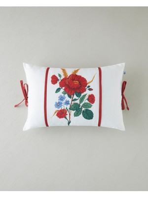 English Home Classy Rose Dolgulu Kırlent 33x50 cm Multicolor