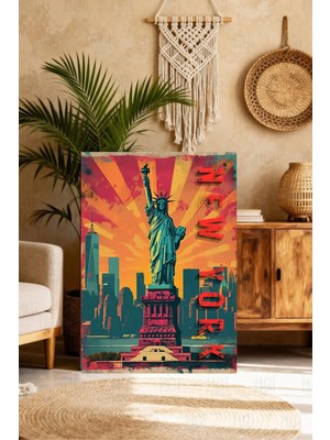 Mgi Design Premium Kalite Vintage Seyahat Posteri Skandinav Tarzı Kanvas Tablo Modern Ev Dekoru