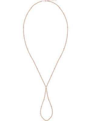 Emiliano Jewellery Rose Altın Kaplamalı Zincirli Gümüş Şahmeran