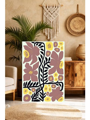 Mgi Design Estetik Henri Matisse Reprodüksiyonu Vintage Etkili Kanvas Tablo Yatak Odası Tablosu
