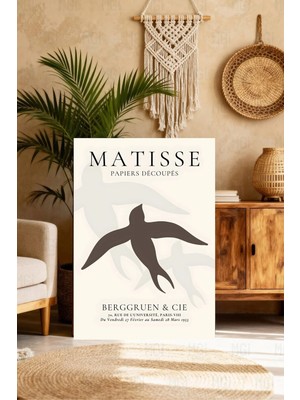 Mgi Design Zarif Henri Matisse Reprodüksiyonu Skandinav Tarzı Kanvas Tablo Yatak Odası Tablosu