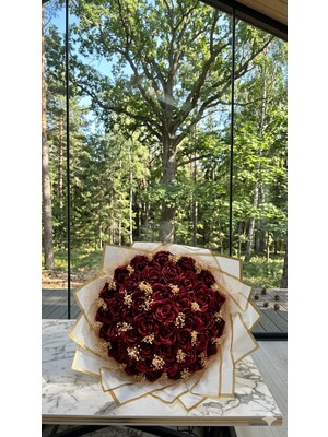 Hediye Tasarla Bordo 41 Gül