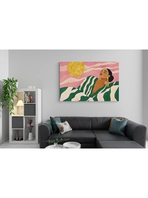 Mgi Design Sanatsal Renkli Eklektik Tablo Minimalist Kanvas Tablo Salon Dekoru