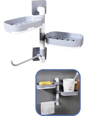 Hereveoyuncak Çoklu Sabun Tutucu Fonksiyonel Banyo Saabunluk