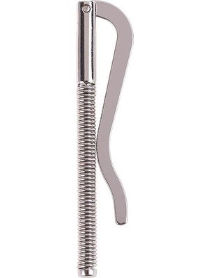 Spelt Metal Klipsli Cüzdan Gümüş Rengi Parlak Görünümde Kart Tutucu Özellikli