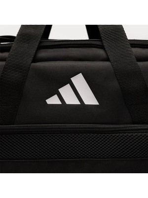Adidas Tiro L Duffle M Spor Çantası 39,5 lt HS9749 Siyah Orta Boy Tekstil Malzeme Düz Desen