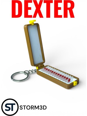 Dexter Morgan/slide Box/ Anı Kutusu Anahtarlık