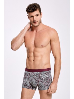 İlke Modal Şal Desenli Boxer 1604