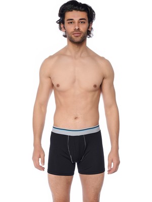 Dagi Siyah Compact Air Boxer Erkek 2XL Paça Tipi Rahat Desensiz Tasarım