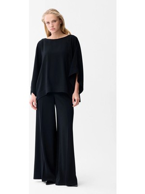 Love My Body  Bol Paça Pantolon Siyah 153LO069000