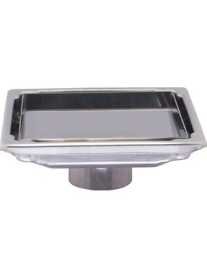 Villoren Villoren Hydro Seramikli 10X10 Alt 50 Çıkışlı Yer Sifonu/ Süzgeci