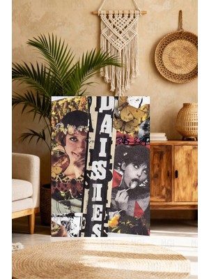 Mgi Design Şık Vintage Film Posteri Boho Stilinde Kanvas Tablo Mutfak Dekoru