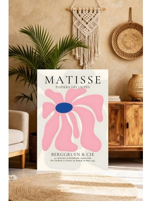 Mgi Design Şık Henri Matisse Reprodüksiyonu Skandinav Tarzı Kanvas Tablo Yatak Odası Tablosu