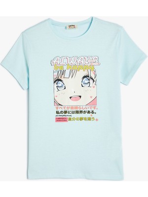 Koton Anime Printed T-Shirt