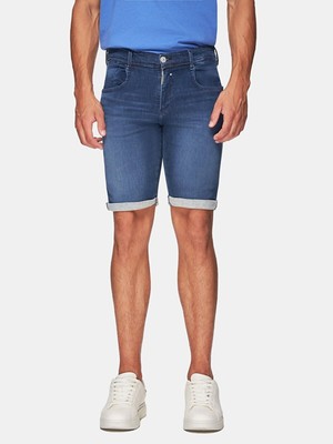 LTB Cary Düşük Bel Jean Koyu Mavi Bermuda