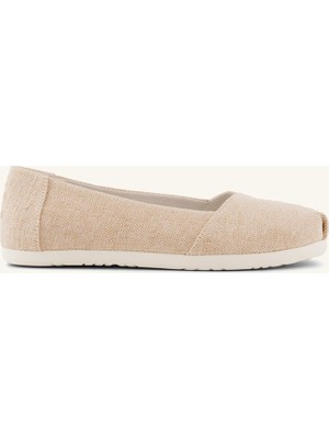 Kadın Babet 10023042 Toms Alpargata Ballet Tonal Sparkle Woven