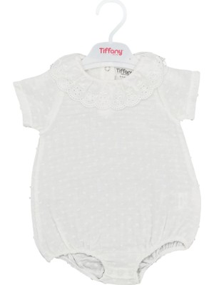 Tiffany Müslin Newborn Pure Theme Yarım Kol Fırfır Body 10008