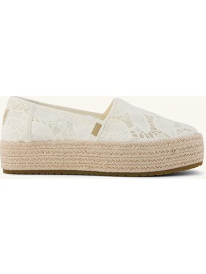 Valencia Kadın Espadril 10023045 1002304  Toms Valencıa  Floral Crochet