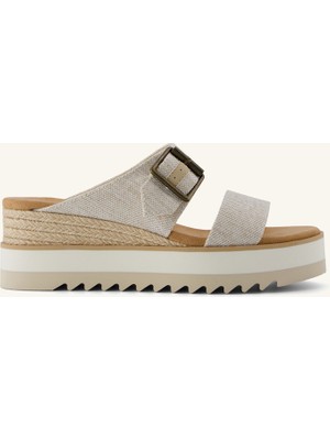 Kadın Terlik 10022538 Toms Diana Mule Buckle Wedge Sandal