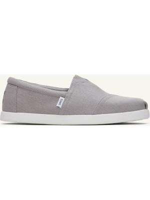 Alpargata Erkek Espadril 10019880 Toms Alp Fwd Drizzle Grey Recycled Cotton Canvas