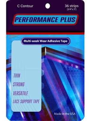 True Tape Performance Plus Protez Saç Bandı Oval (C - 2,0cm x 7.5cm) 36 Adet