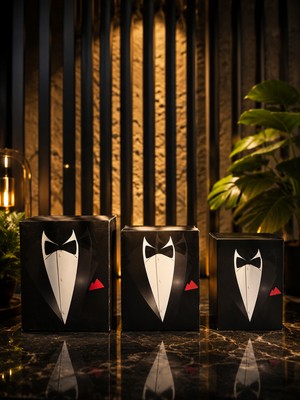 Kutusa Nişan & Söz Damat Kutusu Düğün Bohçası Kutusu Hediye Kutusu 3'lü Set Çeyiz Kutusu Büyük-Orta-Küçük