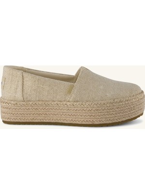 Valencia Kadın Espadril 10023059 Toms Valencıa  Glimmer Slub Canvas