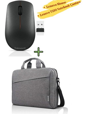 Lenovo Mouse 400, Case 15.6" Toploader T210 Laptop Omuz El Çantası