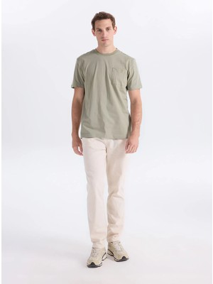 Lee Cooper Bej Erkek Regular Straight Chino Pantolon 262 Lcm 221026 New Ekru