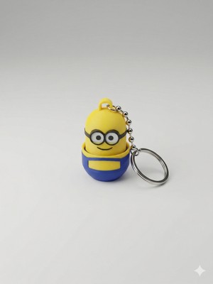 Hibra Print Clicker Minion Anahtarlık