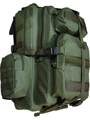 Accord 42 lt Haki Askeri Dağcı Outdoor Taktik Sırt Çantası Unisex Kumaş Malzeme ile Dayanıklı