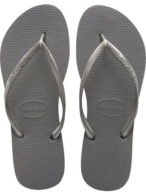 Havanias Slim Steel Grey Gri  Kadın Terlik 4000030-5178