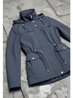 Only Onlstarlıne Sprıng Jacket Otw cc Antrasit Kadın Antrasit Renkli Uzun Kollu Regular Fit Ceket Özellikli Model