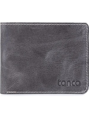 Tamer Tanca Erkek Hakiki Deri Gri Cüzdan 907 1346 Erk Czdn SK25-26 Grı Rıb