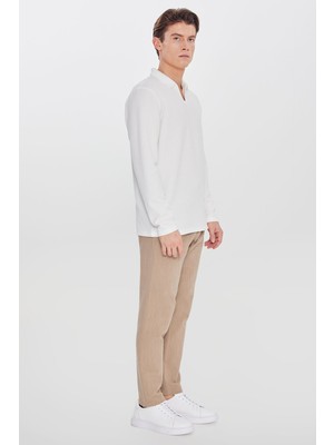 Altınyıldız Classics Bej Erkek Slim Fit Pantolon ACE001252269_BEJ