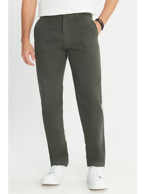 Altınyıldız Classics Normal Bel Comfort Fit Haki Erkek Pantolon ACE012510181_PANTOLON YAN CEP