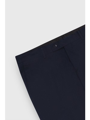 Altınyıldız Classics Erkek Lacivert Regular Fit Normal Kesim Yan Cepli Esnek Klasik Pantolon