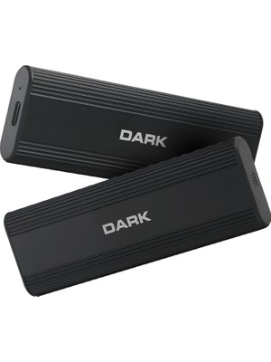 Dark DSEM2 10Gbps USB 3.1 Gen2 Type-C, Max.8TB M.2 NVMe Uyumlu, 2230/2280 SSD Destekli, Vidasız Montaj&Kolay Kurulum, Alüminyum Type-C Disk Kutusu (DK-AC-DSEM2)