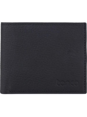 Tamer Tanca Erkek Hakiki Deri Siyah Cüzdan 907 171 Erk Czdn SK25-26 Sıyah Mat Fltr