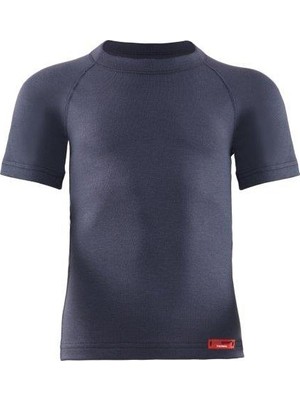 Antrasit BLACKSPADE 9267 KİDS Kısa Kol Termal Pamuklu Erkek Çocuk İçlik THERMAL