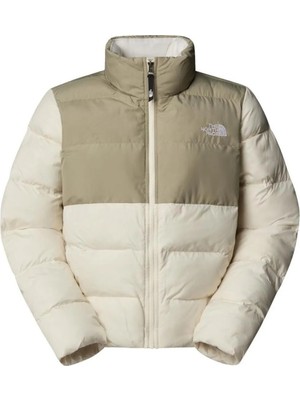 The North Face W Saikuru Kadın Mont Rüzgar Geçirmez Polyester Outdoor Kullanım İçin Beyaz
