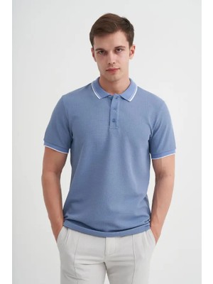 Cazador Erkek Indigo Polo Yaka Tshirt 42470