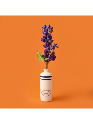 Matmel Deco Enkianthus Yapay Çiçek - Mor - 87 cm