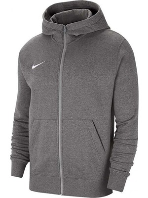 Nike Park 20 Fleece Sweatshirt Erkek Çocuk Kapüşonlu Gri Desenli Sezonluk CW6891-071